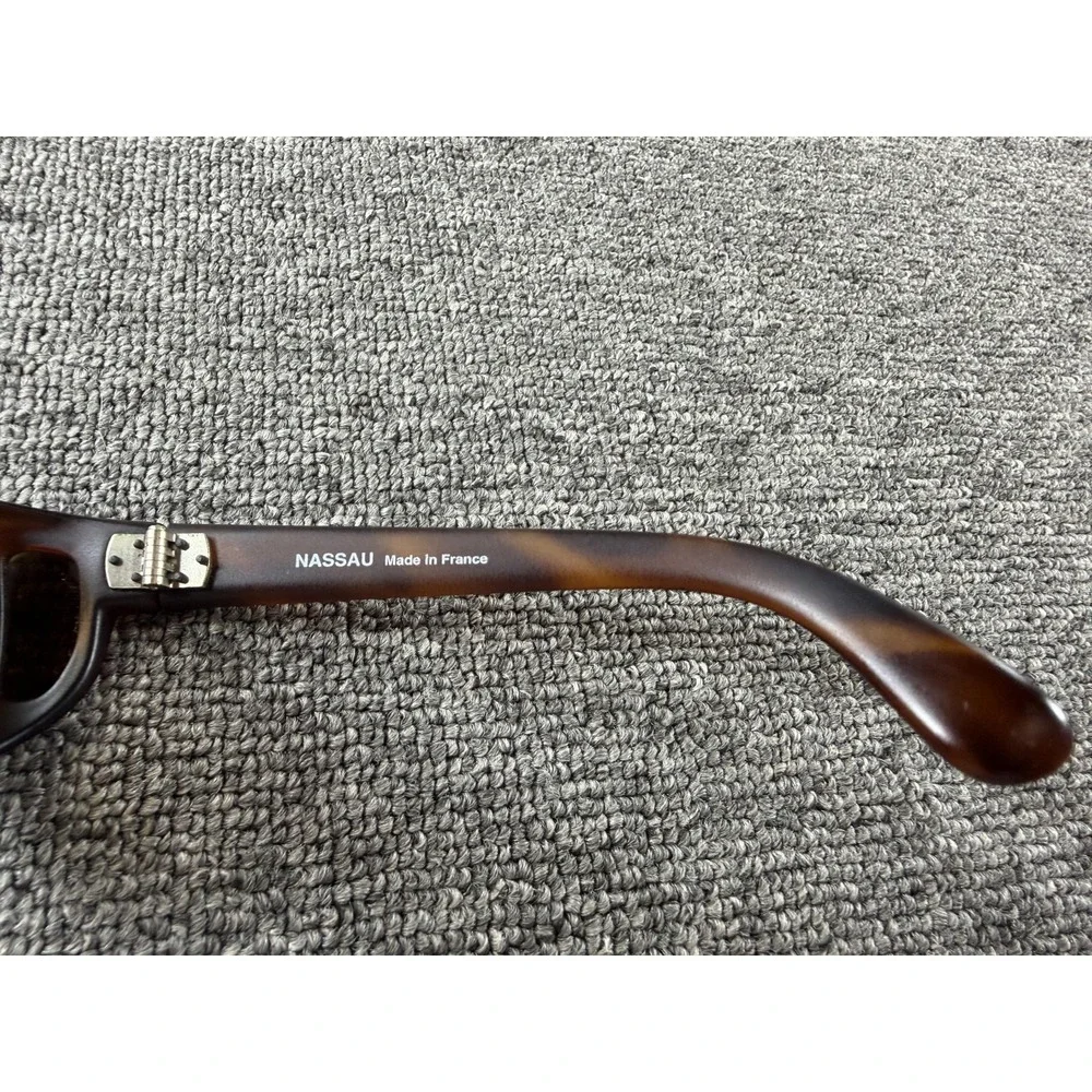 Ocean Waves Sunglasses Mens One Size Brown Tortoise Wrap Blue Mirrored Nassau